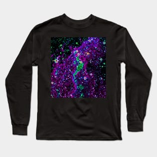 Black Panther Art - Glowing Edges 600 Long Sleeve T-Shirt